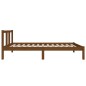 vidaXL Massivholzbett Honigbraun 75x190 cm vidaXL Massivholzbett Honigbraun 75x190 cm