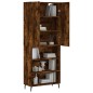Highboard Räuchereiche 69,5x34x180 cm Holzwerkstoff Highboard Räuchereiche 69,5x34x180 cm Holzwerkstoff