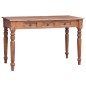 vidaXL Schreibtisch mit Schubladen 117x57x75 cm Altholz Massiv vidaXL Schreibtisch mit Schubladen 117x57x75 cm Altholz Massiv