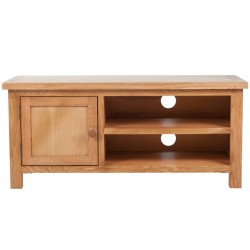vidaXL TV-Schrank 103x36x46 cm Massivholz Eiche