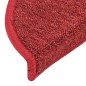 vidaXL Treppenmatten 15 Stk. Rot 56x17x3 cm vidaXL Treppenmatten 15 Stk. Rot 56x17x3 cm
