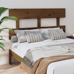 vidaXL Kopfteil Honigbraun 124x3x81 cm Massivholz Kiefer