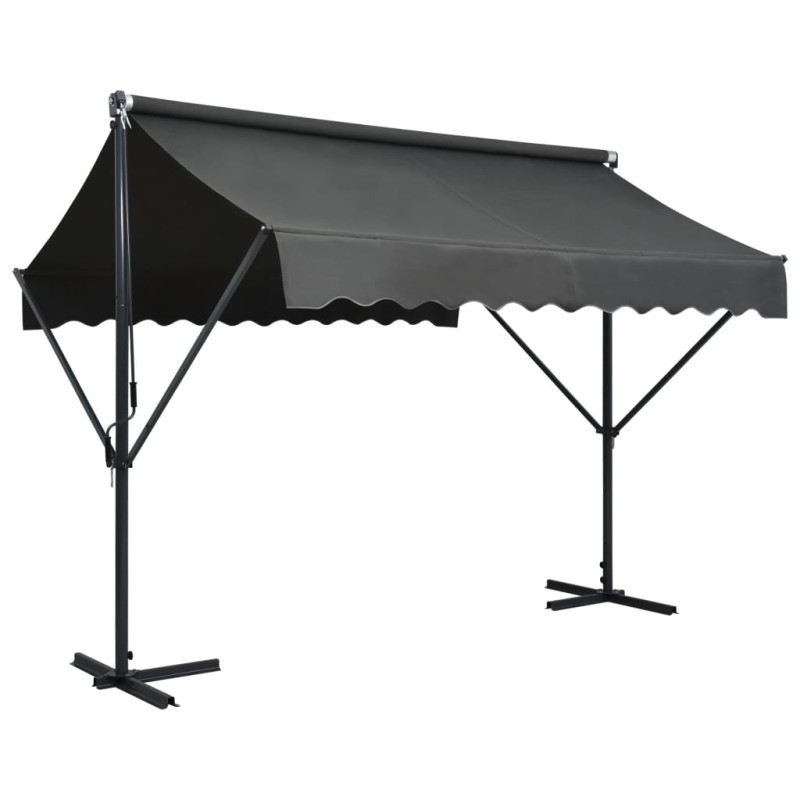 vidaXL Freistehende Markise 300x300 cm Anthrazit vidaXL Freistehende Markise 300x300 cm Anthrazit