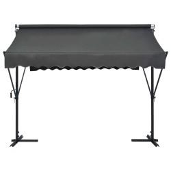 vidaXL Freistehende Markise 300x300 cm Anthrazit 