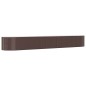 vidaXL Hochbeet Braun 554x100x68 cm Pulverbeschichteter Stahl vidaXL Hochbeet Braun 554x100x68 cm Pulverbeschichteter Stahl