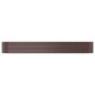 vidaXL Hochbeet Braun 554x100x68 cm Pulverbeschichteter Stahl vidaXL Hochbeet Braun 554x100x68 cm Pulverbeschichteter Stahl