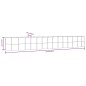 vidaXL Hochbeet Braun 554x100x68 cm Pulverbeschichteter Stahl vidaXL Hochbeet Braun 554x100x68 cm Pulverbeschichteter Stahl