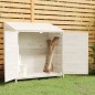 vidaXL Geräteschuppen Weiß 102x52x112 cm Massivholz Tanne vidaXL Geräteschuppen Weiß 102x52x112 cm Massivholz Tanne