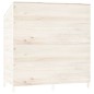vidaXL Geräteschuppen Weiß 102x52x112 cm Massivholz Tanne vidaXL Geräteschuppen Weiß 102x52x112 cm Massivholz Tanne