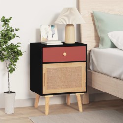 vidaXL Nachttisch Schwarz 40x30x55 cm Holzwerkstoff