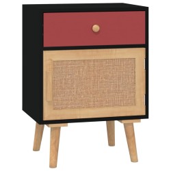 vidaXL Nachttisch Schwarz 40x30x55 cm Holzwerkstoff