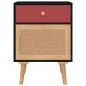 vidaXL Nachttisch Schwarz 40x30x55 cm Holzwerkstoff