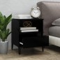 vidaXL Nachttische 2 Stk. Schwarz 40x35x50 cm vidaXL Nachttische 2 Stk. Schwarz 40x35x50 cm