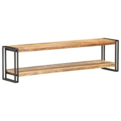 vidaXL TV-Schrank 150x30x40 cm Raues Mangoholz