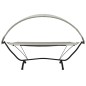 vidaXL Outdoor-Loungebett mit Dach Creme Stahl und Oxford-Stoff vidaXL Outdoor-Loungebett mit Dach Creme Stahl und Oxford-Stoff
