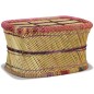 vidaXL Couchtisch Bambus mit Chindi-Details Mehrfarbig vidaXL Couchtisch Bambus mit Chindi-Details Mehrfarbig