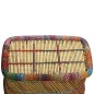 vidaXL Couchtisch Bambus mit Chindi-Details Mehrfarbig vidaXL Couchtisch Bambus mit Chindi-Details Mehrfarbig