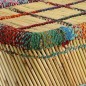 vidaXL Couchtisch Bambus mit Chindi-Details Mehrfarbig vidaXL Couchtisch Bambus mit Chindi-Details Mehrfarbig