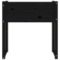 vidaXL Pflanzkübel Schwarz 78x40x81 cm Massivholz Kiefer vidaXL Pflanzkübel Schwarz 78x40x81 cm Massivholz Kiefer
