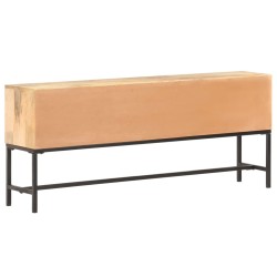 vidaXL Sideboard 145x30x60 cm Mango Massivholz 