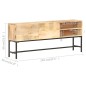 vidaXL Sideboard 145x30x60 cm Mango Massivholz vidaXL Sideboard 145x30x60 cm Mango Massivholz