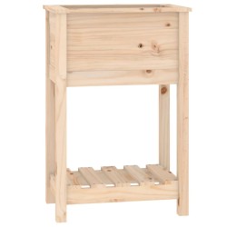 vidaXL Pflanzkübel mit Ablage 54x34,5x81 cm Massivholz Kiefer