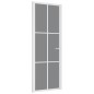 vidaXL Innentür 76x201,5 cm Weiß ESG-Glas und Aluminium vidaXL Innentür 76x201,5 cm Weiß ESG-Glas und Aluminium