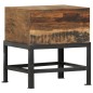 vidaXL Hocker 35 x 35 x 40 cm Massives Altholz vidaXL Hocker 35 x 35 x 40 cm Massives Altholz