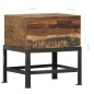 vidaXL Hocker 35 x 35 x 40 cm Massives Altholz vidaXL Hocker 35 x 35 x 40 cm Massives Altholz