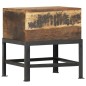 vidaXL Hocker 35 x 35 x 40 cm Massives Altholz vidaXL Hocker 35 x 35 x 40 cm Massives Altholz