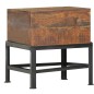 vidaXL Hocker 35 x 35 x 40 cm Massives Altholz vidaXL Hocker 35 x 35 x 40 cm Massives Altholz