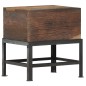 vidaXL Hocker 35 x 35 x 40 cm Massives Altholz vidaXL Hocker 35 x 35 x 40 cm Massives Altholz