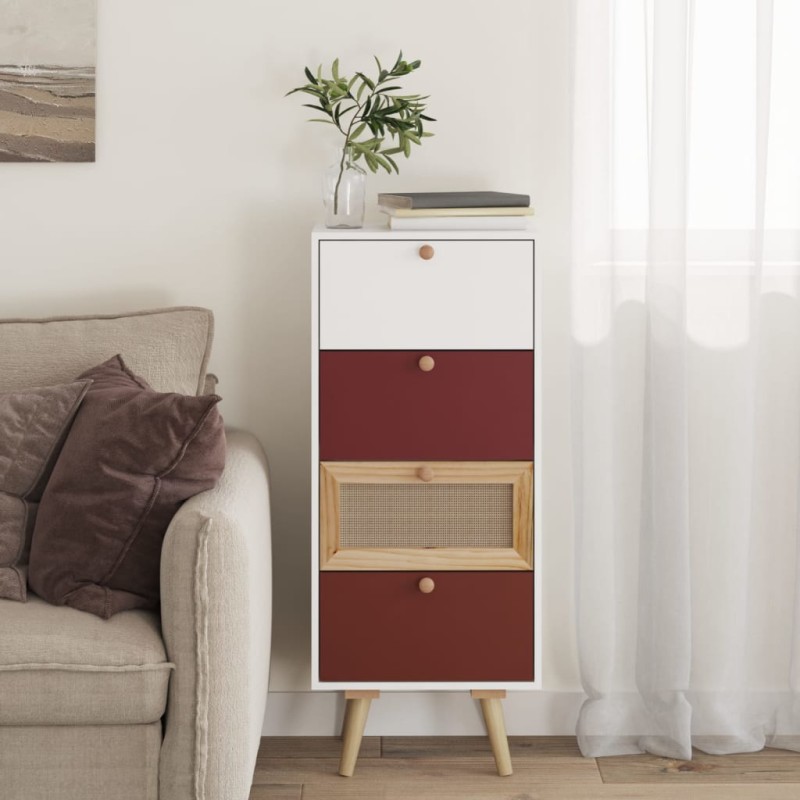 vidaXL Highboard mit Schubladen 40x30x95 cm Holzwerkstoff vidaXL Highboard mit Schubladen 40x30x95 cm Holzwerkstoff