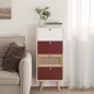 vidaXL Highboard mit Schubladen 40x30x95 cm Holzwerkstoff vidaXL Highboard mit Schubladen 40x30x95 cm Holzwerkstoff