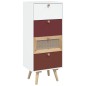 vidaXL Highboard mit Schubladen 40x30x95 cm Holzwerkstoff vidaXL Highboard mit Schubladen 40x30x95 cm Holzwerkstoff