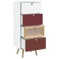 vidaXL Highboard mit Schubladen 40x30x95 cm Holzwerkstoff vidaXL Highboard mit Schubladen 40x30x95 cm Holzwerkstoff