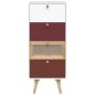 vidaXL Highboard mit Schubladen 40x30x95 cm Holzwerkstoff vidaXL Highboard mit Schubladen 40x30x95 cm Holzwerkstoff