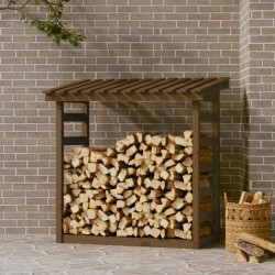 vidaXL Kaminholzregal Honigbraun 108x64,5x110 cm Massivholz Kiefer