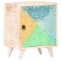 vidaXL Nachttisch Geschnitzt 40x30x50 cm Akazie Massivholz vidaXL Nachttisch Geschnitzt 40x30x50 cm Akazie Massivholz