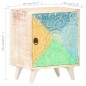 vidaXL Nachttisch Geschnitzt 40x30x50 cm Akazie Massivholz vidaXL Nachttisch Geschnitzt 40x30x50 cm Akazie Massivholz