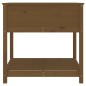vidaXL Pflanzkübel mit Ablage Honigbraun 82,5x82,5x81 cm Kiefernholz vidaXL Pflanzkübel mit Ablage Honigbraun 82,5x82,5x81 cm Kiefernholz