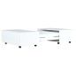 vidaXL Couchtisch Hochglanz-Weiß 100x100x35 cm vidaXL Couchtisch Hochglanz-Weiß 100x100x35 cm