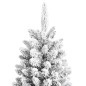 vidaXL Künstlicher Weihnachtsbaum Beschneit 180 cm PVC&PE vidaXL Künstlicher Weihnachtsbaum Beschneit 180 cm PVC&PE