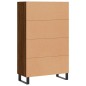 vidaXL Highboard Braun Eichen-Optik 69,5x31x115 cm Holzwerkstoff vidaXL Highboard Braun Eichen-Optik 69,5x31x115 cm Holzwerkstoff