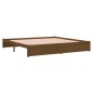 vidaXL Massivholzbett Honigbraun 200x200 cm vidaXL Massivholzbett Honigbraun 200x200 cm