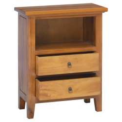 vidaXL Nachttisch 60x30x75 cm Massivholz Mahagoni
