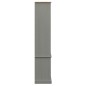 vidaXL Vitrine VIGO Grau 85x35x170 cm Massivholz Kiefer vidaXL Vitrine VIGO Grau 85x35x170 cm Massivholz Kiefer