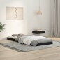 vidaXL Massivholzbett Schwarz 75x190 cm Kiefer vidaXL Massivholzbett Schwarz 75x190 cm Kiefer