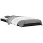 vidaXL Massivholzbett Schwarz 75x190 cm Kiefer vidaXL Massivholzbett Schwarz 75x190 cm Kiefer