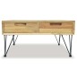 vidaXL Couchtisch 80 x 80 x 40 cm Teak Massiv vidaXL Couchtisch 80 x 80 x 40 cm Teak Massiv